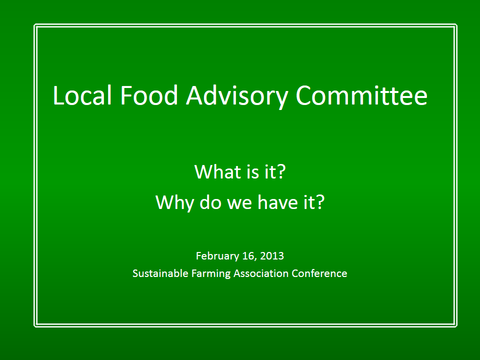 LFAC 2013 presentation title slide