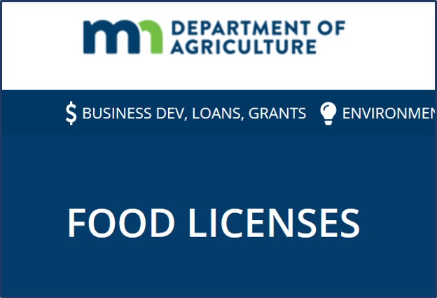 MDA Food Licenses