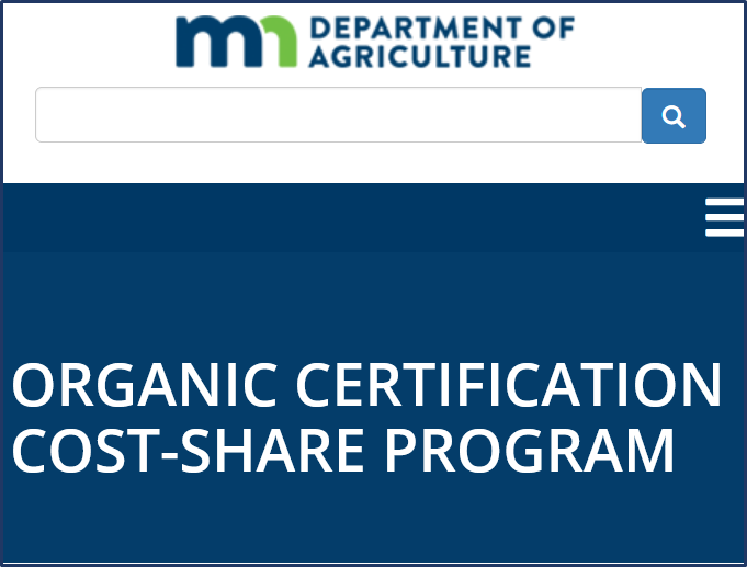 Organic Certification Cost-Share