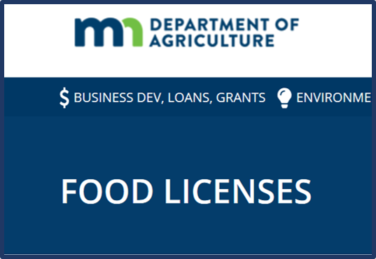 MDA Food Licenses