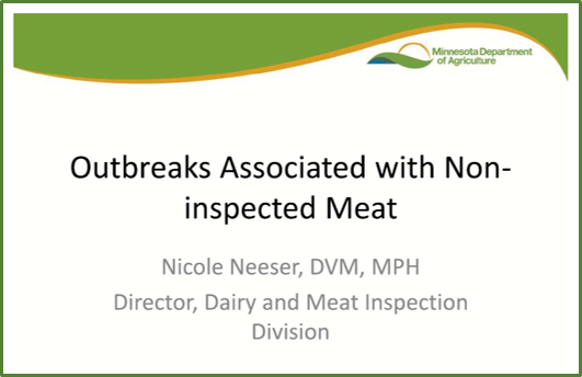 Nicole Neeser presentation on non-inspected meat to LFAC on 4/13/17