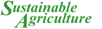 Sustainable Agriculture Newsletter Header