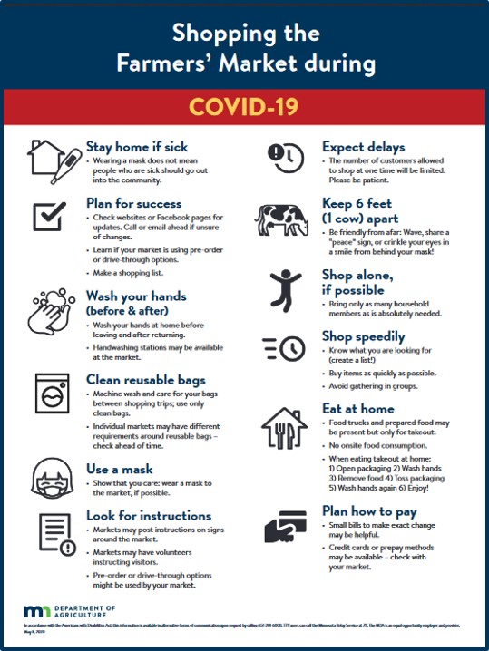 MDA guidelines on shopping during COVID-19