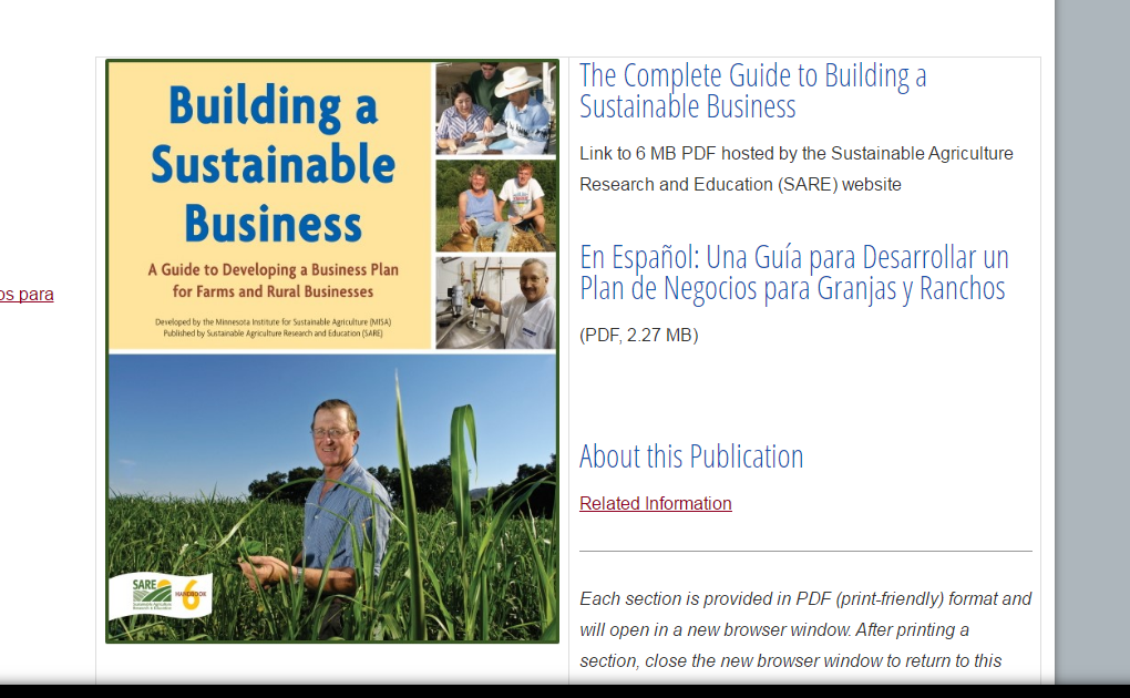 MISA Building sustainable business book 2017
