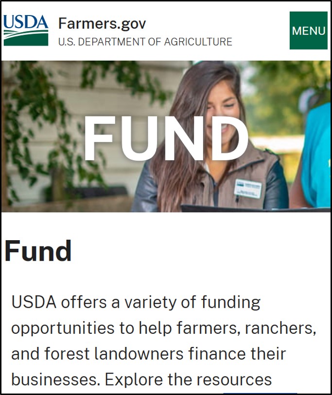 federal Farmers.gov site