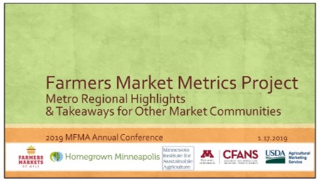 cover image for farmers market metrics project